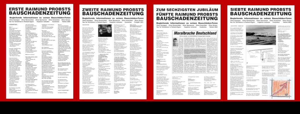 Über mich Wilfried Berger: Die Bauschadenszeitung von Raimund Probst war eine Pflicht:  