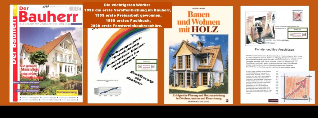 Presse von und über Wilfried Berger: Die ersten Veröffentlichungen: