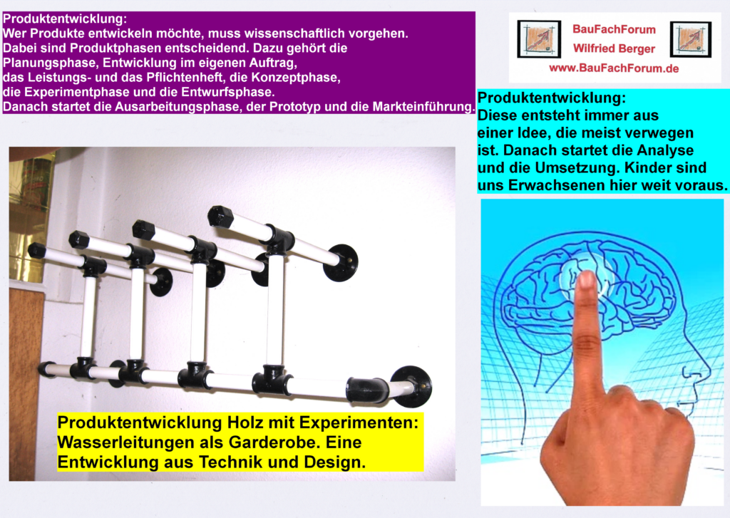 Experimente vom BauFachForum: Immer zuerst eine verrückte Idee finden.