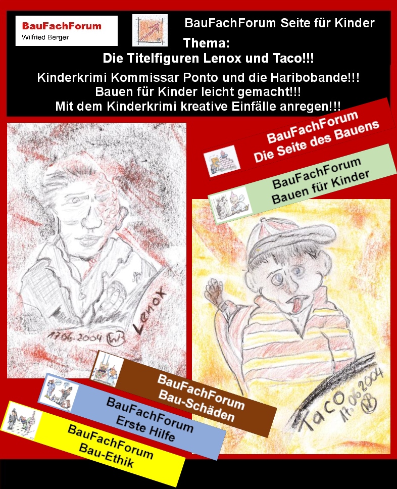 Hör – und Sehprobe BauFachForum Kinderkrimi Kommissar Ponto und die Haribobande.
Thema: Lenox und Taco:
Lenox, die verwegene Gestalt der Geschichte:
Ihn durchschaut niemand. Er ist im Gesicht und auch am Körper enorm entstellt. Für die Kinder eine gruselige Gestalt. Aber, ist Lenox so gruselig, wie die Kinder dies auffassen oder kann Lenox den Kindern helfen, den Fall aufzuklären? Hier haben die Kinder allerdings wenig Integrationsgrundlagen um Lenox zu vertrauen.
Taco von der Taco Bande:
Auch Taco ist wegen seiner Hautfarbe und Abstammung immer geschnitten worden. Die Kinder nutzen auch alle möglichen Diskriminierungen um Taco als kleinen Verbrecher darzustellen. Auch hier konnte sich Taco nur schwerlich in die andere Gesellschaft der Haribo-Bande integrieren. Hier fehlte bei den Kindern einfach der Respekt vor Menschen, die nicht der Mehrheit gleichen. Das Buch versucht gerade gegenüber Kindern, diese Vorurteile abzubauen.
Begriffe zum Thema Vorurteile:
BauFachForum die Seite des Bauens, Vorurteile, Schubladen, Clipart, Deckblatt, Arbeitsblatt, Erzieher, Lehrer, Bingo, Statistik, Kurzgeschichte, Bundesländer, Österreich, BauFachForum, Baulexikon Wilfried Berger.
Einfach das Bild anklicken und Ihr kommt auf passende Videos vom BauFachForum.
Dazu verlässt Ihr das BauFachForum und Ihr kommt auf unseren YouTube-Kanal vom BauFachForum. Wenn euch ein Shorts zusagt, könnt Ihr zum ausführlichen Thema weiterklicken.
Erschöpfende Auskünfte findet Ihr unter den Qualitätsnachweisen des Autors vom BauFachForum Wilfried Berger.
Videoproduktion: BauFachForum, Baulexikon Wilfried Berger.
www.baufachforum.de