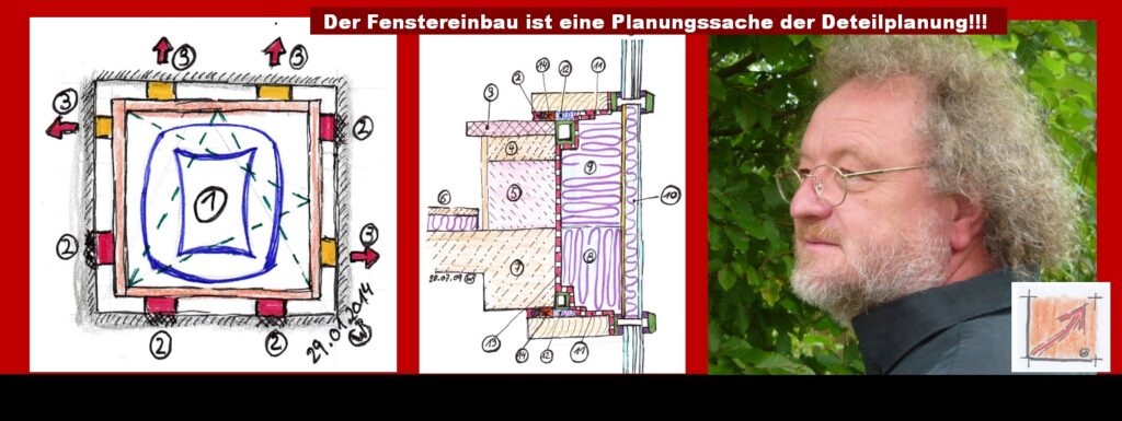 Fensteranschlussfuge Fenstereinbau Bauphysik: Fenstereinbau und seine Planung: