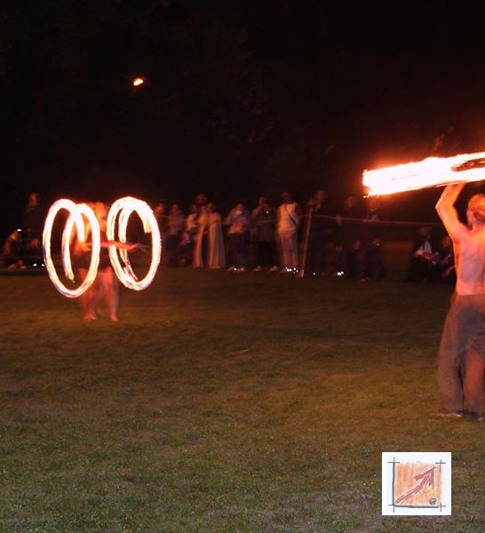 Hochklassige Feuerkunst