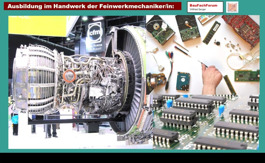 Feinwerkmechaniker Feinwerkmechanikerin BauFachForum Baulexikon: Von Luft und Elektronik: