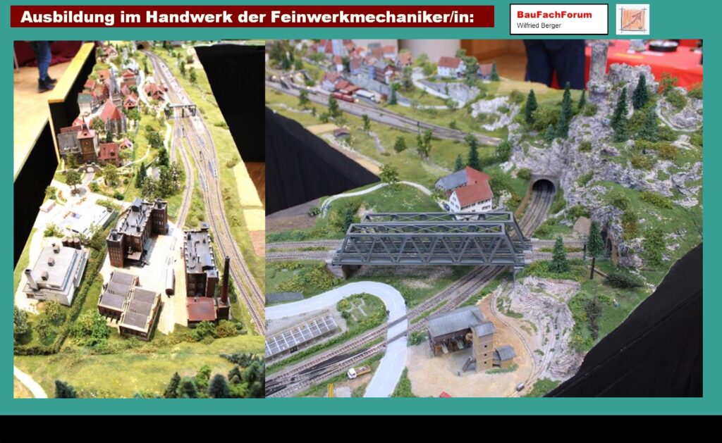 Feinwerkmechaniker Feinwerkmechanikerin BauFachForum Baulexikon: Bohrmaschinen und Präzision: