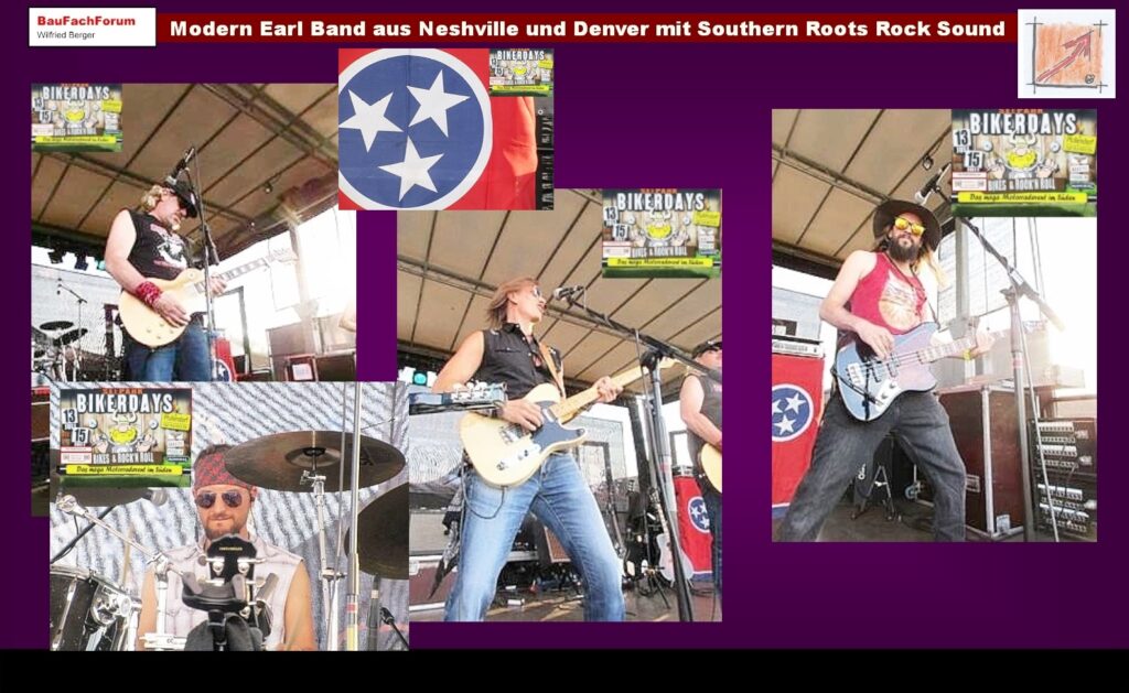 Southern Roots Rock Sound, BauFachForum, Baulexikon: Modern Earl und die Musikrichtungen: