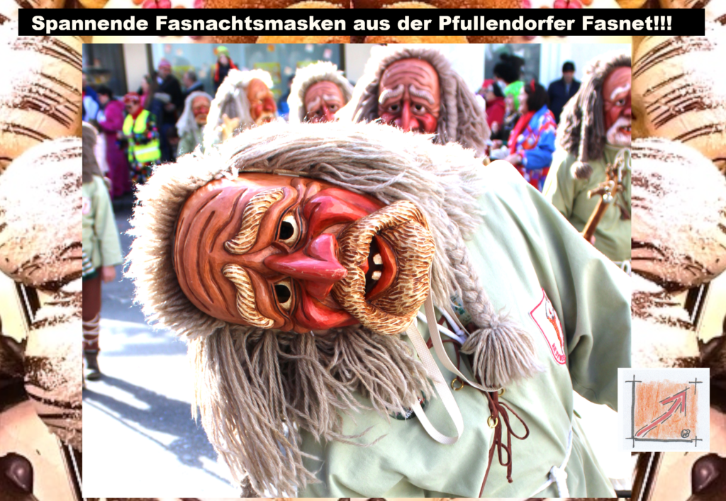 Masken und Larven von der Pfullendorfer Fasnet