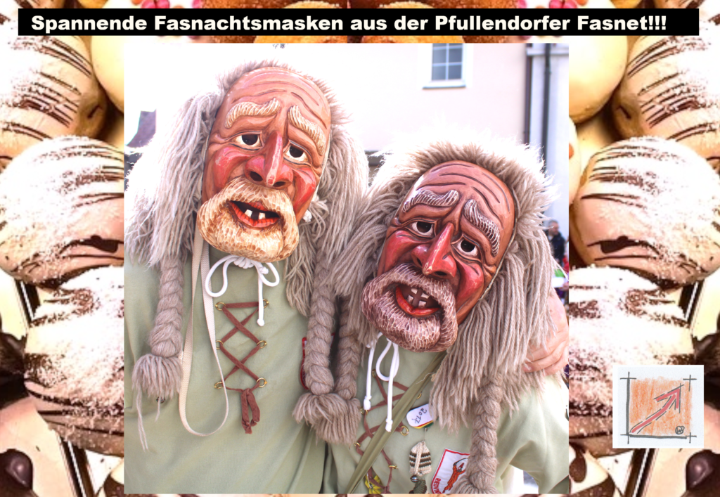 Masken und Larven von der Pfullendorfer Fasnet