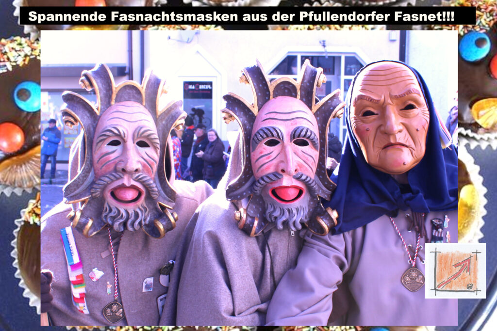 Masken und Larven von der Pfullendorfer Fasnet