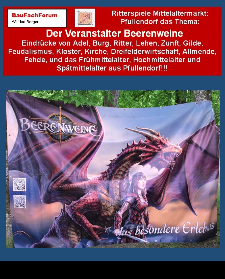 Hör- und Sehprobe: Michael Riese erklärt das brauen von Met-Bier begleitet von der Mittelalterband Trio cum Laute:
Aufwendiger veganer Wein:
Ist veganer Wein eine Selbstverständlichkeit? Beim Hersteller Beerenweine immer eine Selbstverständlichkeit. Beerenweine setzt mit einem sehr aufwendigem verfahren auf diese Besonderheit. Der digitale Einkaufsmarkt ist ein Hochgenuss des Einkaufs. Der Kehlenschneider beispielsweise ist ein extravagante Chili Schnaps und hat ein unverkennbar scharfes Aroma. Wenngleich er mit 80 Prozent Alkohol unter einem Longdrink geführt wird. Er wird seinem Namen mehr als gerecht. So trefft Ihr im Online-Shop von Beerenweine eine Rarität an der anderen.
Auch ist Beerenweine bekannt für Ihre extravaganten Etiketten und Geschenkboxen.
Im Shop findet Ihr eine enorme Auswahl an Beerenweinen wie beispielsweise aus Erdbeere, Himbeere, Holunder und Johannisbeere. Dazu Met als Honigwein und das beliebte Drachenglut, und viele ausgefallene Spirituosen mehr. Und allem voran das Met-Bier passend gebraut zum Mittelaltermarkt.
Begriffe zum Thema Met-Bier:
Ritterspiele aus Pfullendorf, Beerenweine, Familie Riese, Trio cum Laute, Wikinger, Honig, Metbier Goldendark, Honig Bier, Honigbier, Beerenweine, Honigwein, Met Honigwein, BauFachForum, Baulexikon Wilfried Berger.
Einfach das Bild anklicken und Ihr kommt auf passende Videos vom BauFachForum. Dazu verlässt Ihr das BauFachForum und Ihr kommt auf unseren YouTube-Kanal vom BauFachForum. Wenn euch die Shorts zusagen, könnt Ihr zum ausführlichen Thema weiterklicken.
Videoproduktion: BauFachForum, Baulexikon Wilfried Berger. www.baufachforum.de     
