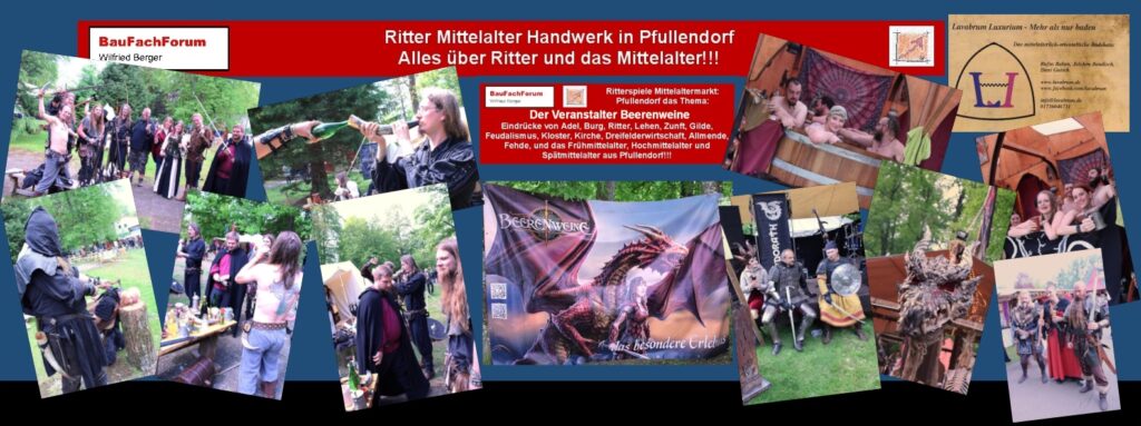 Das offizielle Video vom Mittelaltermarkt 2018 vom Veranstalter Beerenweine! 
Was oder wer steckt hinter Beerenweine?
Unter Beerenweine versteht man einen Produzenten von Beerenweinen und Metbier. Dazu folgende Kontaktdaten zum Veranstalter:
Beerenweine Riese GmbH & Co. KG
Vertretungsberechtigt:
Sarah Riese
Auenweg 45
32425 Minden
Telefon: 057193429115
Mail: info@beerenweine.de
Beerenweine und der Online-Shop:
Familie Riese haben es sich zum Geschäftsmodell gemacht, Köstlichkeiten aus dem Mittelalter wie Beerenweinen und Met besser als Honigwein bekannt herzustellen. Somit lebt mit diesen Getränken jeder Mittelaltermarkt auch in die Kehlen der Besucher real auf. Dabei stehen diese Spirituosen meist auch auf den Mittelaltermärkten zum Verkauf bereit. 
Begriffe zum Thema Beerenweine:
Ritterspiele aus Pfullendorf, Beerenweine, Familie Riese, Drachenglut, Gewürzwein, Schnaps, Honigwein, Beerenweinwelt, Bier, Elixierflasche, Facebook, Met, Mittelaltermarkt, Ritter, Piraten, Zauberer, BauFachForum, Baulexikon Wilfried Berger.
Einfach das Bild anklicken und Ihr kommt auf passende Videos vom BauFachForum. Dazu verlässt Ihr das BauFachForum und Ihr kommt auf unseren YouTube-Kanal vom BauFachForum. Wenn euch die Shorts zusagen, könnt Ihr zum ausführlichen Thema weiterklicken.
Videoproduktion: BauFachForum, Baulexikon Wilfried Berger. www.baufachforum.de     
