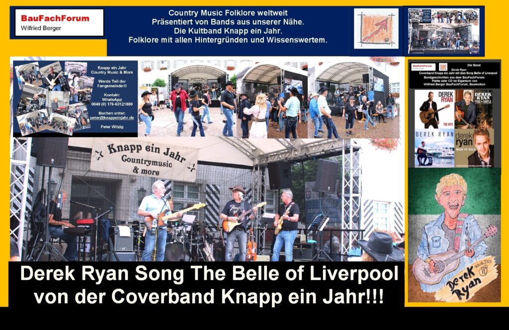 Belle of Liverpool ein Muß für jeden Line Dancer/in: Wie aus der Biographie von Ryan Derek zu erkennen wurde mit seinem Debüt-Hit God's Plan eine buchstäblichen Welle in irischen Tanzsälen aus und auch in England und Schottland ausgelöst und alles tanzte verrückt nach seinen Songs. Die Grundlage dazu war es, dass seine Songs auf den klassischen Line Dance ausgerichtet waren. So auch der Song The Belle of Liverpool ein ausgezeichneter Song für den Line Dance darstellt. In der Folge näheres über den Line Dance weltweit und in Deutschland. Folk-Musik und Ryan Derek: Daher müssen die Songs von Ryan immer auch mit dem Folk-Tanz mit in Verbindung gebracht werden. Das lässt sich nicht abtrennen, da die Fans von Ryan Derek auch die Tänze mit in seine Lieder mit einbringen wollen. Country-Musik und Folklore von der Coverband Knapp ein Jahr: Eigentlich wollten aus der Biographie zu erkennen, die deutschen Country-Band Knapp ein Jahr, nur ein Jahr spielen und sich dann wieder auflösen!!! Heute nach 50 Jahren spielt die Band immer noch, wenn auch in neuer Besetzung, da die Altmeister bereits in Rente gegangen sind. Link zu: Bandgeschichte der deutschen Country Band Knapp ein Jahr. Der Erfolg dieser 50 Jahre ist letztendlich auch aus den Fans des Line Dance begründet. Ständig bei den Live Auftritten mit dabei, Susi’s Devils Dancers als Line Dance Gruppe. Begriffe zum Thema Line Dance: Country, Silhouette, Outfit, YouTube, Kleidung, Schriftzug, Spruch, Geburtstag, Motiv, Geschenk, Jeans, T Shirt, BauFachForum, Baulexikon Wilfried Berger. Einfach das Video anklicken und Ihr kommt auf ein spannendes Video vom BauFachForum zum Thema. Dabei verlasst Ihr das BauFachForum und kommt auf unseren YouTube Kanal vom BauFachForum. Im Video seht und hört Ihr den Live Auftritt von Knapp ein Jahr mit dem Song The Belle of Liverpool. Belle of Liverpool ein Muß für jeden Line Dancer/in:
Wie aus der Biographie von Ryan Derek zu erkennen wurde mit seinem Debüt-Hit God's Plan eine buchstäblichen Welle in irischen Tanzsälen aus und auch in England und Schottland ausgelöst und alles tanzte verrückt nach seinen Songs.
Die Grundlage dazu war es, dass seine Songs auf den klassischen Line Dance ausgerichtet waren. So auch der Song The Belle of Liverpool ein ausgezeichneter Song für den Line Dance darstellt.
In der Folge näheres über den Line Dance weltweit und in Deutschland.
Folk-Musik und Ryan Derek:
Daher müssen die Songs von Ryan immer auch mit dem Folk-Tanz mit in Verbindung gebracht werden. Das lässt sich nicht abtrennen, da die Fans von Ryan Derek auch die Tänze mit in seine Lieder mit einbringen wollen.
Country-Musik und Folklore von der Coverband Knapp ein Jahr:
Eigentlich wollten aus der Biographie zu erkennen, die deutschen Country-Band Knapp ein Jahr, nur ein Jahr spielen und sich dann wieder auflösen!!!
Heute nach 50 Jahren spielt die Band immer noch, wenn auch in neuer Besetzung, da die Altmeister bereits in Rente gegangen sind.
Link zu: Bandgeschichte der deutschen Country Band Knapp ein Jahr.
Der Erfolg dieser 50 Jahre ist letztendlich auch aus den Fans des Line Dance begründet.
Ständig bei den Live Auftritten mit dabei, Susi’s Devils Dancers als Line Dance Gruppe.
Begriffe zum Thema Line Dance:
Country, Silhouette, Outfit, YouTube, Kleidung, Schriftzug, Spruch, Geburtstag, Motiv, Geschenk, Jeans, T Shirt, BauFachForum, Baulexikon Wilfried Berger.
Einfach das Video anklicken und Ihr kommt auf ein spannendes Video vom BauFachForum zum Thema. Dabei verlasst Ihr das BauFachForum und kommt auf unseren YouTube Kanal vom BauFachForum.
Im Video seht und hört Ihr den Live Auftritt von Knapp ein Jahr mit dem Song The Belle of Liverpool.