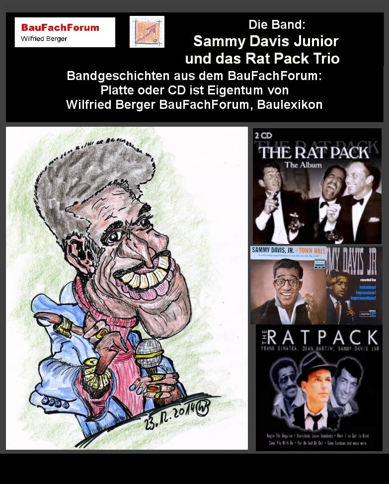 Wer war Sammy Davis Jr.?
Geboren wurde er mit realem Namen als Samuel George Davis, Jr. am 08 Dezember 1925 in Harlem in New York. Sein Künstlername war einfach nur Sammy.
Gestorben ist er am 16. Mai 1990 in Beverly Hills in Kalifornien. Seine Berufsbezeichnung ist US-amerikanischer Unterhaltungskünstler.
Seine Talente waren vielseitig. Das Singen war eines seiner leichtesten Übungen. Ganz ausgeprägt waren seine Tanzeinlagen und vor allem seine Stepp-Tänze mit denen er Millionen als US-amerikanischen Allround-Entertainer begeisterte.
Bühnen-Shows waren sein tägliches Brot. Aber auch bei zahlreichen Musicals und Filmen war sein Einsatzgebiet bei denen er Spaß und Unterhaltung für seine Zuschauer und Zuhörer präsentierte.
Durch seine Leichtigkeit und seine stetige Bühnenpräsenz, wurde er in aller Welt The World’s Greatest Living Entertainer genannt.
Als Mitglied des Rat Pack war er der Vermittler zwischen der weißen und schwarzen Bevölkerung in Amerika. Als ersten afroamerikanischen Künstler war er bei der weißen, wie auch bei der schwarzen Bevölkerung sehr beliebt und angesehen. Was damals in der Rassentrennung in Amerika nicht üblich war.
Was ist der Rat Pack?
Hierunter versteht man eine Künstlerkolonie von Unterhaltungskünstlern die in den 1950er und 60er Jahren in Las Vegas regelmäßig auftraten. Dabei war das Besondere, dass dort mehrere Künstler untereinander gemeinsam auftraten und Film- und Bühnenshows prägten. Zu diesem Rat Kack gehörten unter anderem Frank Sinatra, Dean Martin, Peter Lawford und Joey Bishop an.
Einfach das Bild anklicken und Ihr kommt auf ein Short mit einer Hörprobe. Dazu verlässt Ihr, dass BauFachForum und kommt auf unsere YouTube-Seite.
Dort hört und seht Ihr eine Hörprobe vom Stadtorchester Pfullendorf mit dem Udo Jürgens Song siebzehn Jahr Blondes Haar.
Erschöpfende Auskünfte zur Country-Musik findet Ihr im Baulexikon unter dem Buschstaben C. Link zum BauFachForum, www.baufachforum.de.
Videoproduktion: BauFachForum, Baulexikon Wilfried Berger. www.baufachforum.de