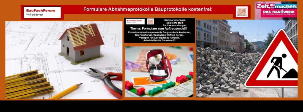 Was ist die Hinweispflicht im Handwerk? Die Hinweispflicht im Handwerk bedeutet, dass Handwerker ihre Kunden auf mögliche Mängel oder Risiken bei der Ausführung eines Auftrags hinweisen müssen, insbesondere wenn diese durch Vorleistungen anderer oder unzureichende Bedingungen entstehen. Dies dient dem Schutz des Handwerkers vor Haftungsansprüchen und stellt sicher, dass der Kunde eine fundierte Entscheidung treffen kann. Die Hinweispflicht im Einzelnen: Die Hinweispflicht ist eine wichtige Pflicht im Handwerk, die sich aus dem Werkvertragsrecht und der Vergabe- und Vertragsordnung für Bauleistungen oder kurz VOB/B ergibt. Sie verpflichtet Handwerker, den Auftraggeber auf mögliche Mängel, Fehler oder Risiken bei der Ausführung eines Auftrags hinzuweisen, insbesondere wenn diese durch Vorleistungen anderer Gewerke oder vom Auftraggeber gestellte Materialien verursacht werden könnten. Begriffe zum Thema Hinweispflicht: Hinweispflicht, Bedenkenanmeldung, Bedenkenanzeige, Videoüberwachung, Videodokumentation, VOB/B, Bedenkenanzeige VOB, Anwalt, Überwachung, Hinweisschild, Mehrwegverpackungen, BauFachForum, Baulexikon Wilfried Berger. Einfach das Bild anklicken und Ihr kommt auf passende Video-Short vom BauFachForum. Dazu verlässt Ihr das BauFachForum und Ihr kommt auf unseren YouTube-Kanal vom BauFachForum. Wenn euch die Shorts zusagen, könnt Ihr zum ausführlichen Thema weiterklicken. Videoproduktion: BauFachForum, Baulexikon Wilfried Berger. www.baufachforum.de Was ist die Hinweispflicht im Handwerk?
Die Hinweispflicht im Handwerk bedeutet, dass Handwerker ihre Kunden auf mögliche Mängel oder Risiken bei der Ausführung eines Auftrags hinweisen müssen, insbesondere wenn diese durch Vorleistungen anderer oder unzureichende Bedingungen entstehen. Dies dient dem Schutz des Handwerkers vor Haftungsansprüchen und stellt sicher, dass der Kunde eine fundierte Entscheidung treffen kann.
Die Hinweispflicht im Einzelnen:
Die Hinweispflicht ist eine wichtige Pflicht im Handwerk, die sich aus dem Werkvertragsrecht und der Vergabe- und Vertragsordnung für Bauleistungen oder kurz VOB/B ergibt. Sie verpflichtet Handwerker, den Auftraggeber auf mögliche Mängel, Fehler oder Risiken bei der Ausführung eines Auftrags hinzuweisen, insbesondere wenn diese durch Vorleistungen anderer Gewerke oder vom Auftraggeber gestellte Materialien verursacht werden könnten.
Begriffe zum Thema Hinweispflicht:
Hinweispflicht, Bedenkenanmeldung, Bedenkenanzeige, Videoüberwachung, Videodokumentation, VOB/B, Bedenkenanzeige VOB, Anwalt, Überwachung, Hinweisschild, Mehrwegverpackungen, BauFachForum, Baulexikon Wilfried Berger.
Einfach das Bild anklicken und Ihr kommt auf passende Video-Short vom BauFachForum. Dazu verlässt Ihr das BauFachForum und Ihr kommt auf unseren YouTube-Kanal vom BauFachForum. Wenn euch die Shorts zusagen, könnt Ihr zum ausführlichen Thema weiterklicken.
Videoproduktion: BauFachForum, Baulexikon Wilfried Berger. www.baufachforum.de