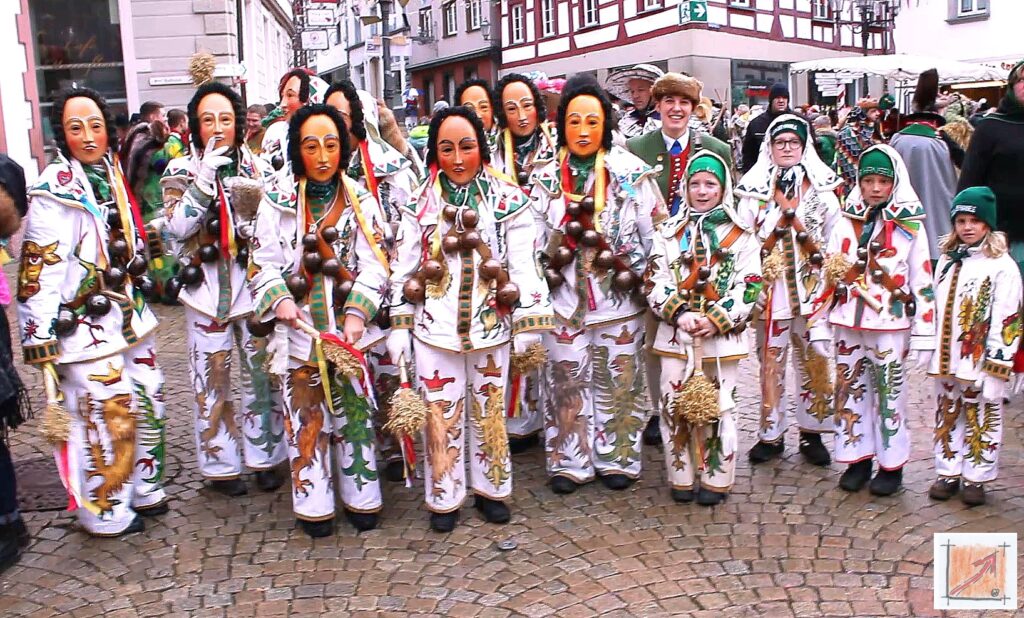 Leutkircher Bajazzo, Fasnet, BauFachForum, Baulexikon Wilfried Berger 03 02 01 Hopser und Scheller, Fasnet, BauFachForum, Baulexikon Wilfried Berger