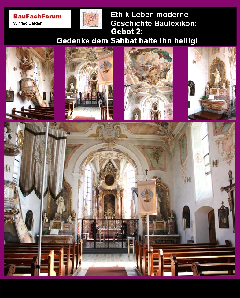 Das zweite Gebot:
Du sollst den Namen Gottes nicht verunehren.
Wir erkennen aus diesem Gebot, dass wir aus der Tora, wie auch aus den fünf Büchern Moses die meisten Zitatstellen finden können die darauf verweisen, dass der Sonntag oder der Sabbat heilig ist und an Ihm nicht gearbeitet werden darf. Dieser Tag gehört den Menschen, ihrem Gott zu huldigen und zu gedenken.
Damit gehört das zweite Gebot zu einem der wichtigsten Gebote, bei dem der Mensch auch einen freien Tag ohne Arbeit haben muss.
Begriffe zum Thema zweites Gebot:
Zweites Gebot, Bilderverbot, Die zehn Gebote Gottes, evangelische Kirche, Bibel, du sollst dir, kein Bildnis machen, Gottesbild, Mose, BauFachForum, Baulexikon Wilfried Berger.
Einfach das Bild anklicken und Ihr kommt auf passende Videos vom BauFachForum. Dazu verlässt Ihr das BauFachForum und Ihr kommt auf unseren YouTube-Kanal vom BauFachForum. Wenn euch die Shorts zusagen, könnt Ihr zum ausführlichen Thema weiterklicken.
Videoproduktion: BauFachForum, Baulexikon Wilfried Berger. www.baufachforum.de
