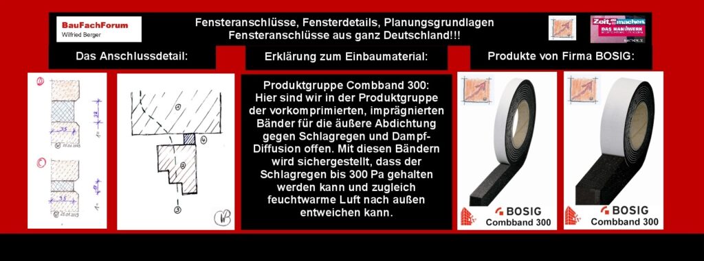 Quellbänder, Zellulose-Bänder oder EPDM-Bänder? Die Folie vor, hat gerade auf diese Frage aus den Vertragsgrundlagen eine klare Antwort gegeben. Denn hier können nicht die Materialien selber die Entscheidung liefern, was verbaut werden soll, sondern die Tatsache, was die Bänder auch während der Bauzeit für Beanspruchungen halten müssen. Einbausituation Einputzbänder: Hier haben wir weniger das Problem, dass bei einer baulichen Durchnässung die Folien auf einer Einputzfläche versagen. Sondern, ob die Bänder tatsächlich über eine längere Bauzeit die Durchnässung des Bauschaums verhindern können. Gleiches erkennen wir bei Quellbändern. Auch hier stehen wir in der Verantwortung, dass ja die Bauanschlussfuge selber auch einmal einem Gewittersturm stand halten müsste. Kann dies nicht sichergestellt werden, dass ein Sturm ausgeschlossen ist, muss auf EPDM-Materialien zurückgegriffen werden. Die dann allerdings in der Kalkulation einen wesentlich höheren Preis darstellen. Aber, da beißt die Maus am Ende keinen Faden ab, dass in der Planung der Fensteranschlussfuge dann auch diese Materialien verwendet werden müssen. Daher ist die sicherste Lösung für eine Fensteranschlussfuge für den Handwerker die Abnahme seines Einbaus sofort nach Fertigstellung der Elemente zu vereinbaren. Bauabschnitte wählen: Und da sind wir wieder am Vertragsrecht angekommen. Vertragsrechtlich gesehen, kann eine Abnahme erst erfolgen, wenn das Gesamtwerk fertiggestellt ist. Aber, wie soll dies bei ca. 5.000 Fenster eigentlich möglich sein? Wenngleich der Fassadenbauer erst in 3-4 Monaten die Fassade schließt, bzw. das WDV-System aufbringt oder den Putz über die Fugen geführt wird. Daher sollten bereits mit dem Vertrag diese Probleme des Gefahrenübergangs geregelt werden. Das wollen die Bauleiter und Baubetreuende natürlich nicht und meiden dies wie der Teufel das Weihwasser. Daher müssten diese Gefahrenübergänge bereits aus dem Vertragsrecht geklärt werden. Also auch bei Verträgen mit privaten Bauherrschaften sollte vereinbart werden, dass die Fenster sofort nach Fertigstellung mit einem entsprechenden Abnahmeprotokoll abgenommen werden. Auch in der Grundlage von Teilabnahmen. Wann geht die Verantwortung an den Auftraggeber über? Dieser sogenannte Gefahrenübergang aus dem Vertragsrecht heraus, erfolgt immer erst mit der Abnahme oder der Teilabnahme der vertraglich vereinbarten Bauleistungen. Ohne diese Abnahme, geht auch die Gefahrenhaftung nicht an den Auftraggeber über. Somit haften auch Subunternehmer beispielsweise gegenüber dem Unternehmer bis zu dieser späteren Abnahme auch während der Bauzeit. Daher sind bei größeren Baustellen die Teilabnahmen unumgänglich. Was ist bei der Teilabnahme zu beachten: Es muss sich um eine echte Teilabnahme handeln. Das heißt, dass die abzunehmenden Bauleistungen aus der Gesamtleistung heraus ein sogenannter in sich abgeschlossener Teil der Leistung einer derselben Bauleistung handelt. Zustandsfeststellung nach § 4 Abs. 10 der VOB Teil B: Dies ist eine Möglichkeit, wenn die Bauherrschaft Teilabnahmen verweigern möchte. Danach kann nach § 4 Abs. 10 der VOB Teil B eine sogenannte Zustandsfeststellung beantragt werden. Dabei geht wohl die Gefahrensicherung nicht an die Bauherrschaft über. Allerdings kann dort in einem Protokoll festgehalten werden, was die Bauherrschaft für die Sicherstellung der Gefahren erbringen muss. Oder es können deutlich festgehalten werden, welche Maßnahmen erbracht werden müssen, damit die Leistungen gesichert werden können. Was dann wieder bedeutet, dass wir bei den Besonderen Leistungen angekommen sind, die die Bauherrschaft somit auch bezahlen muss. Das Ganze muss protokolliert werden und in den geschlossenen Vertrag mit eingebunden werden. Erst dann ist der Auftragnehmer dort angekommen, wo er eventuelle Nachträge verlangen bzw. Nachtragsangebote erstellen kann um sein Produkt selber zu schützen. Begriffe zum Thema Besondere Leistungen nach VOB/B: Besondere Leistungen, VOB/B, Nachtrag, Nachträge, Winter, Mängel, ATV, Nachtragsangebot, Baustelle, Vergabe, Vergütungsanpassung, Flachdach, DIN 18338, BauFachForum, Baulexikon Wilfried Berger. Einfach das Bild anklicken und Ihr kommt auf passende Videos vom BauFachForum. Dazu verlässt Ihr das BauFachForum und Ihr kommt auf unseren YouTube-Kanal vom BauFachForum. Wenn euch die Shorts zusagen, könnt Ihr zum ausführlichen Thema weiterklicken. Videoproduktion: BauFachForum, Baulexikon Wilfried Berger. www.baufachforum.de Quellbänder, Zellulose-Bänder oder EPDM-Bänder?
Die Folie vor, hat gerade auf diese Frage aus den Vertragsgrundlagen eine klare Antwort gegeben. Denn hier können nicht die Materialien selber die Entscheidung liefern, was verbaut werden soll, sondern die Tatsache, was die Bänder auch während der Bauzeit für Beanspruchungen halten müssen.
Einbausituation Einputzbänder:
Hier haben wir weniger das Problem, dass bei einer baulichen Durchnässung die Folien auf einer Einputzfläche versagen. Sondern, ob die Bänder tatsächlich über eine längere Bauzeit die Durchnässung des Bauschaums verhindern können. Gleiches erkennen wir bei Quellbändern. Auch hier stehen wir in der Verantwortung, dass ja die Bauanschlussfuge selber auch einmal einem Gewittersturm stand halten müsste. Kann dies nicht sichergestellt werden, dass ein Sturm ausgeschlossen ist, muss auf EPDM-Materialien zurückgegriffen werden. Die dann allerdings in der Kalkulation einen wesentlich höheren Preis darstellen. Aber, da beißt die Maus am Ende keinen Faden ab, dass in der Planung der Fensteranschlussfuge dann auch diese Materialien verwendet werden müssen. Daher ist die sicherste Lösung für eine Fensteranschlussfuge für den Handwerker die Abnahme seines Einbaus sofort nach Fertigstellung der Elemente zu vereinbaren.
Bauabschnitte wählen:
Und da sind wir wieder am Vertragsrecht angekommen. Vertragsrechtlich gesehen, kann eine Abnahme erst erfolgen, wenn das Gesamtwerk fertiggestellt ist. Aber, wie soll dies bei ca. 5.000 Fenster eigentlich möglich sein? Wenngleich der Fassadenbauer erst in 3-4 Monaten die Fassade schließt, bzw. das WDV-System aufbringt oder den Putz über die Fugen geführt wird. Daher sollten bereits mit dem Vertrag diese Probleme des Gefahrenübergangs geregelt werden. Das wollen die Bauleiter und Baubetreuende natürlich nicht und meiden dies wie der Teufel das Weihwasser. Daher müssten diese Gefahrenübergänge bereits aus dem Vertragsrecht geklärt werden.
Also auch bei Verträgen mit privaten Bauherrschaften sollte vereinbart werden, dass die Fenster sofort nach Fertigstellung mit einem entsprechenden Abnahmeprotokoll abgenommen werden. Auch in der Grundlage von Teilabnahmen.
Wann geht die Verantwortung an den Auftraggeber über?
Dieser sogenannte Gefahrenübergang aus dem Vertragsrecht heraus, erfolgt immer erst mit der Abnahme oder der Teilabnahme der vertraglich vereinbarten Bauleistungen.
Ohne diese Abnahme, geht auch die Gefahrenhaftung nicht an den Auftraggeber über. Somit haften auch Subunternehmer beispielsweise gegenüber dem Unternehmer bis zu dieser späteren Abnahme auch während der Bauzeit.
Daher sind bei größeren Baustellen die Teilabnahmen unumgänglich.
Was ist bei der Teilabnahme zu beachten:
Es muss sich um eine echte Teilabnahme handeln.
Das heißt, dass die abzunehmenden Bauleistungen aus der Gesamtleistung heraus ein sogenannter in sich abgeschlossener Teil der Leistung einer derselben Bauleistung handelt.
Zustandsfeststellung nach § 4 Abs. 10 der VOB Teil B:
Dies ist eine Möglichkeit, wenn die Bauherrschaft Teilabnahmen verweigern möchte.
Danach kann nach § 4 Abs. 10 der VOB Teil B eine sogenannte Zustandsfeststellung beantragt werden. Dabei geht wohl die Gefahrensicherung nicht an die Bauherrschaft über. Allerdings kann dort in einem Protokoll festgehalten werden, was die Bauherrschaft für die Sicherstellung der Gefahren erbringen muss. Oder es können deutlich festgehalten werden, welche Maßnahmen erbracht werden müssen, damit die Leistungen gesichert werden können. Was dann wieder bedeutet, dass wir bei den Besonderen Leistungen angekommen sind, die die Bauherrschaft somit auch bezahlen muss. Das Ganze muss protokolliert werden und in den geschlossenen Vertrag mit eingebunden werden.
Erst dann ist der Auftragnehmer dort angekommen, wo er eventuelle Nachträge verlangen bzw. Nachtragsangebote erstellen kann um sein Produkt selber zu schützen.
Begriffe zum Thema Besondere Leistungen nach VOB/B:
Besondere Leistungen, VOB/B, Nachtrag, Nachträge, Winter, Mängel, ATV, Nachtragsangebot, Baustelle, Vergabe, Vergütungsanpassung, Flachdach, DIN 18338, BauFachForum, Baulexikon Wilfried Berger.
Einfach das Bild anklicken und Ihr kommt auf passende Videos vom BauFachForum. Dazu verlässt Ihr das BauFachForum und Ihr kommt auf unseren YouTube-Kanal vom BauFachForum. Wenn euch die Shorts zusagen, könnt Ihr zum ausführlichen Thema weiterklicken.
Videoproduktion: BauFachForum, Baulexikon Wilfried Berger. www.baufachforum.de