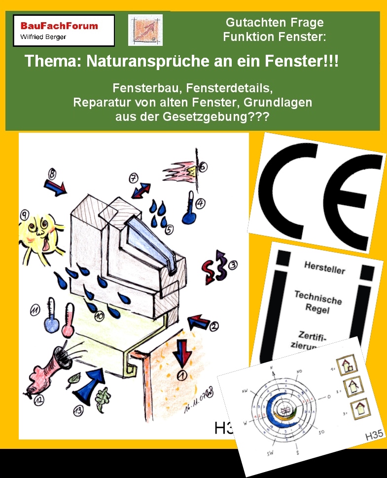 Hör- und Sehprobe Gutachten Frage Funktion Fenster.
Teil 2 unseres Gutachtens um Bauschäden zu vermeiden.
Thema: Naturansprüche an unser Fenster.
Wie vor berichtet, ist die Geschichte des Fensters aus der Gotik heraus aus der Architektur heraus geprägt worden. Heute spricht kein Mensch mehr von ca. 20 Angriffe der Natur an das Fenster. Im Video seht Ihr, was ein Fenster alleine aus der Einbruchshemmung aushalten muss. Aber nicht nur der Rahmen, der Flügel und das Glas als einzelnes Bauteil. Sondern als ein System des Fensters aus sich selber. Dabei müssen wir immer beachten, dass die Witterungsangriffe an das Fenster nur eine Grundlage sind. Dann kommen ja noch die Wohnbehaglichen Grundlagen, wie Schallschutz und wie hier beeindruckend zu erkennen, auch der Einbruchschutz hinzu. Welches andere Objekt an unserem Bau muss solche Ansprüche aushalten?
Bleibt spannend an den Folge-Shorts dran!
Begriffe zum Thema Fenster Natur:
Gutachten Frage Funktion Fenster, BOSIG, Fensterbau, Fenstereinbau, Holzfenster, Eiche, Kunststofffenster, Architektur, Wandbilder, Leinwand, BauFachForum, Baulexikon Wilfried Berger.
Einfach das Bild anklicken und Ihr kommt auf passende Videos vom BauFachForum. Dazu verlässt Ihr das BauFachForum und Ihr kommt auf unseren YouTube-Kanal vom BauFachForum. Wenn euch die Shorts zusagen, könnt Ihr zum ausführlichen Thema weiterklicken.
Link zu: Das Thema Gutachten Frage Funktion Fenster