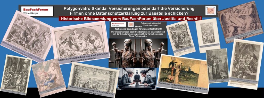 Für die Rechtseite Zusammenfassend:
Schauen wir uns das Bild von Seite 27 noch einmal deutlich an. Dann erkennen wir im Hintergrund noch eine nicht mit einer anderen Paneele verbundener Verschnitt, der hier einfach nur lose reingelegt wurde und mit vollem Verlegepreis verrechnet wurde.
Dort kann erkannt werden, dass das Paneel auch schon ohne Verlegung enorm schüsselt. Aus diesem Grunde geht der SVB davon aus, dass dieser hier verlegte Boden gar keine Neuware ist, sondern ein Restposten der bei Polygonvatro ohne Verpackung in einer feuchten Lagerhalle oder Raum gelagert war. Von einer neuen Fertigungsware beispielsweise von Parador kennen wir Sachverständige solche Waren nicht.

Den Boden noch genauer betrachtet:
Gleichfalls erkennen wir:
In der Schlussrechnung werden ein Bodenspachteln und Grundieren berechnet. Hier allerdings können diese Leistungen nicht erkannt werden. 

Erkennen können wir, dass der Estrich noch verfleckt ist. Das kommt vermutlich noch aus dem Wasserschaden. Das hat, so wie hier zu erkennen, Polygonvatro erkannt und konnte somit ja diese beiden Arbeitsgänge auf den noch nassen Estrich nicht aufbringen können. Denn hier wäre keine Haftung entstanden. So muss aus der Dokumentation und den dort aufgeführten Schäden und Beweisen erkannt werden, dass der gesamte Boden gar nicht gespachtelt und grundiert wurde. 

Also Polygonvatro hier auf einen noch nicht verlegefähigen Boden einen Fertigboden-Belag verlegt hat. Somit technisch gesehen Polygonvatro jetzt auch für alle weiteren Schäden an Estrich, Möbeln und Inneneinrichtungen in Bezug auf Feuchteschäden mit Pilz und Schimmel haften müsste. Was allerdings eine Rechtsfrage ist und die Rechtseite zu klären hat. 

Somit erst mal eine Pilz- und Schimmeluntersuchung vorgenommen werden muss, ob diese Wohnung aus dem Schaden mit der nicht sach- und fachgerechten Ausführung mit Pilz- und Schimmelsporen behaftet ist. Denn  hier wurden mit 2 Mann in einer bewohnten Wohnung gewerbliche Arbeiten ausgeführt, die einem SiGeKo Sicherheit - Gesundheit - Kontrollplan unterliegen. Dieser hätte von Polygonvatro zuvor durchgeführt werden müssen. 
Hier der Link: Aus dem Baulexikon vom BauFachForum
Auch hier kann, da ja keinerlei Protokolle vorliegen erkannt werden, dass Polygonvatro öffentliche Arbeiten ausführt, ohne die rechtlichen Bestimmungen einzuhalten. Dazu hätte gehört, dass von Polygonvatro eine SiGeKo Sicherheitsperson benannt werden hätte müssen, die hier einen SiGeKo Sicherheitsplan erstellen hätte müssen. 
Das alles fehlt so wie die abgerechnete Materialien, die nie eingebaut wurden auch.
Begriffe zum Thema Polygonvatro Parkettverlegung: 
Polygonvatro Skandal Versicherungen, Polygonvatro Parkettverlegung, Fischgrät Parkett Verlegerichtung, Fischgrät verlegen, Haro Parkett, Parkettboden verlegen, Parkettboden verkleben, Parkett verklebt, Fischgrät Parkett, Meister Parkett, Parkett kleben, BauFachForum, Baulexikon Wilfried Berger.
Einfach das Bild anklicken und Ihr kommt auf passende Videos vom BauFachForum. Dazu verlässt Ihr das BauFachForum und Ihr kommt auf unseren YouTube-Kanal vom BauFachForum. Wenn euch ein Shorts zusagt, könnt Ihr zum ausführlichen Thema weiterklicken.
Erschöpfende Auskünfte findet Ihr in der Skandalzeitung vom BauFachForum Wilfried Berger.
Videoproduktion: BauFachForum, Baulexikon Wilfried Berger. www.baufachforum.de     
