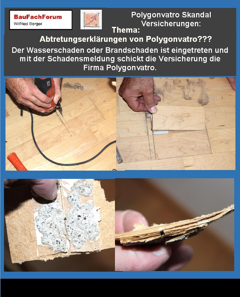 Teil 6 der Hör – und Sehprobe Polygonvatro Skandal Versicherungen, BauFachForum, Baulexikon Wilfried Berger.
Thema: Abtretungserklärungen von Polygonvatro:
Der Auslöser der gesamten Probleme ist die Abtretung, die der Geschädigte an Polygonvatro erteilt. Damit tritt der Geschädigte alle seine Rechte an seiner Schadensregulierung aus dem Versicherungsvertrag an Polygonvatro ab. Damit verzichtet der Geschädigte somit auf alle seine gesetzlichen Werkzeuge gegenüber einer handwerklichen Leistung in der Gegenleistung. Dazu zählen auch statthafte übliche Druckmittel des Einbehalts des Werklohns bei nicht abnahmefähigen Leistungen. Die Versicherung ist damit verpflichtet an Polygonvatro aus dem Schadensrecht des Geschädigten uneingeschränkt die Zahlungen vorzunehmen.
Auch wenn die Zahlungen vom Ist-Zustand nicht dem Soll-Zustand entsprechen.
Somit erhält Polygonvatro für Ihre nicht hinzunehmenden Leistungen immer Ihre vollen, überhöhten Forderungen. Bleibt gespannt an diesem Artikel im BauFachForum dran. Informieren ist besser als später den Ärger zu haben.
Begriffe zum Thema Abtretungserklärung:
Polygonvatro Skandal Versicherungen, Vorlage, Vordruck, Formular, Krankenkasse, Beispiel, Versicherung, Werkstatt, KFZ, Jobcenter, Muster Krankenkasse, BauFachForum, Baulexikon Wilfried Berger.
Einfach das Bild anklicken und Ihr kommt auf passende Videos vom BauFachForum. Dazu verlässt Ihr das BauFachForum und Ihr kommt auf unseren YouTube-Kanal vom BauFachForum. Wenn euch ein Shorts zusagt, könnt Ihr zum ausführlichen Thema weiterklicken.
Erschöpfende Auskünfte findet Ihr in der Skandalzeitung vom BauFachForum Wilfried Berger.
Videoproduktion: BauFachForum, Baulexikon Wilfried Berger. www.baufachforum.de