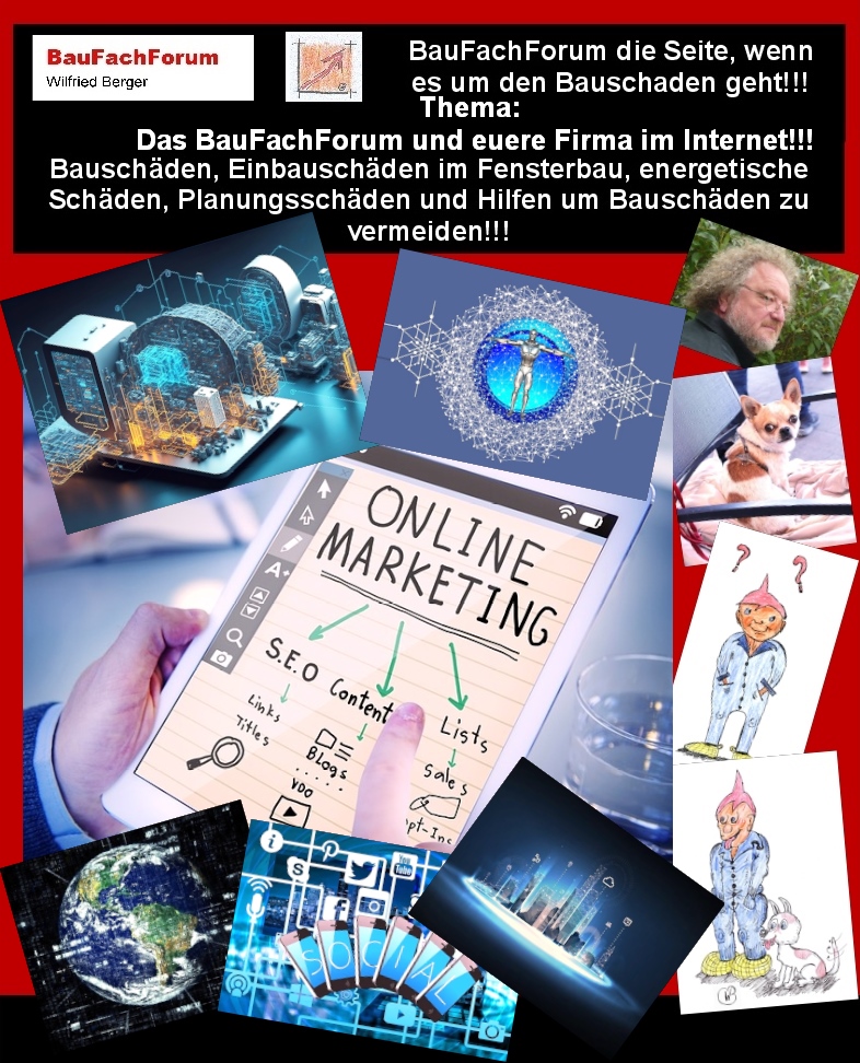 Hör – und Sehprobe BauFachForum die Seite des Bauschadens.
Thema: Was ist Suchmaschinenmarketing?
Suchmaschinenmarketing oder kurz SEM was aus dem Englischen mit Search Engine Marketing übersetzt wird, nennen wir in der Umgangssprache Suchmaschinen füttern. Suchmaschinen sind so entwickelt worden, dass Sie alles suchen, was wir in das Web einstellen. Daraus ergibt sich die Auffindbarkeit oder die Webpräsenz unserer Seiten privat, wie auch geschäftlich. Daraus kann auch abgeleitet werden, dass Suchmaschinen mit ihrem Suchauftrag auch fast gleiche Gegenstände auffinden können. Und das ist das Geheimnis der Internetpräsenz.
Dinge müssen gezielt für die Suchmaschinen eingegeben werden damit diese euere Schlagworte auf Suchlisten ganz nach oben stellen. Dabei sprechen wir von Begriffen wie  SEA oder Search Engine Advertising SEO für Search Engine Optimization. Das BauFachForum ist für seine Mitglieder mit einer Mitgliedschaft hier immer täglich mit neuen Suchbegriffen tätig. Bleibt gespannt bis zum nächsten Teil.
Begriffe zum Thema Suchmaschinenwerbung:
BauFachForum die Seite des Bauens, Beispiel, SEA, SEO SEA Marketing, Google ADS Suchmaschinenwerbung, Suchmaschinenoptimierung SEO, Suchmaschinen, Google, Suchmaschinenmarketing, Adwords, BauFachForum, Baulexikon Wilfried Berger.
Einfach das Bild anklicken und Ihr kommt auf passende Videos vom BauFachForum. Dazu verlässt Ihr das BauFachForum und Ihr kommt auf unseren YouTube-Kanal vom BauFachForum. Wenn euch ein Shorts zusagt, könnt Ihr zum ausführlichen Thema weiterklicken.
Erschöpfende Auskünfte findet Ihr in der Skandalzeitung vom BauFachForum Wilfried Berger.
Videoproduktion: BauFachForum, Baulexikon Wilfried Berger.
www.baufachforum.de