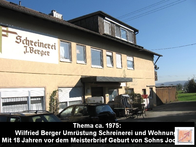 01 04 01 1984 Schreinerei Wilfried Berger, BauFachForum, Baulexikon Wilfried