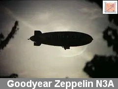 Marine-Luftschiff Goodyear N 3A im Einsatz