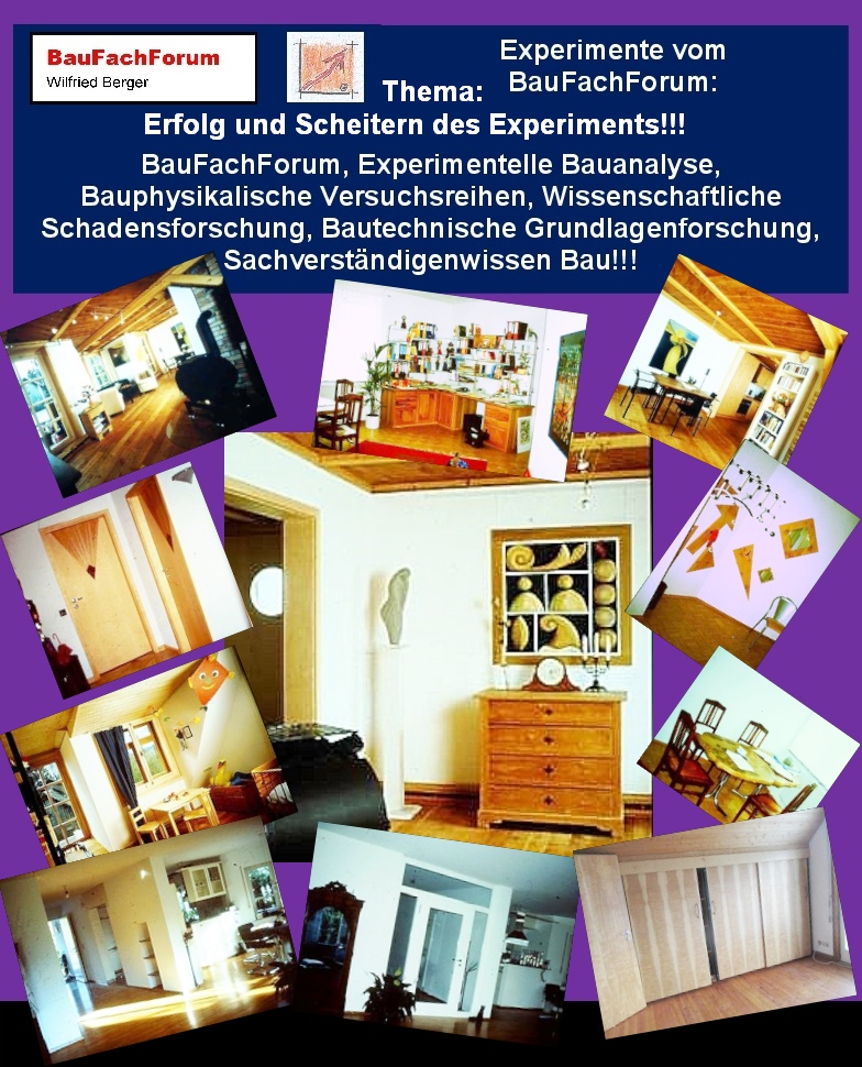 Experinemte 05 04 01, Short 4, Erfolg und Scheitern, BauFachForum, Baulexikon Wilfried Berger