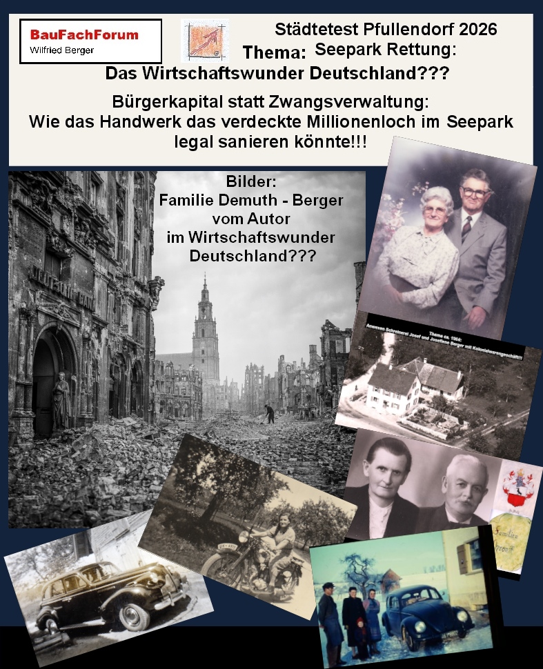 Das Wirtschaftswunder Deutschland, BauFachForum, Baulexikon Wilfried Berger
