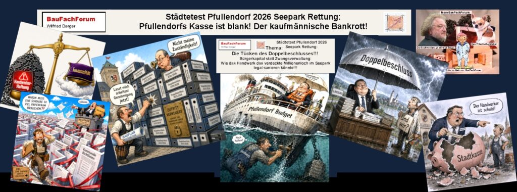 Symbolbild zum Doppelbeschluss 2025/2026 im Energierecht mit Aktenordnern und Paragrafen vor einer finsteren Werkstatt.