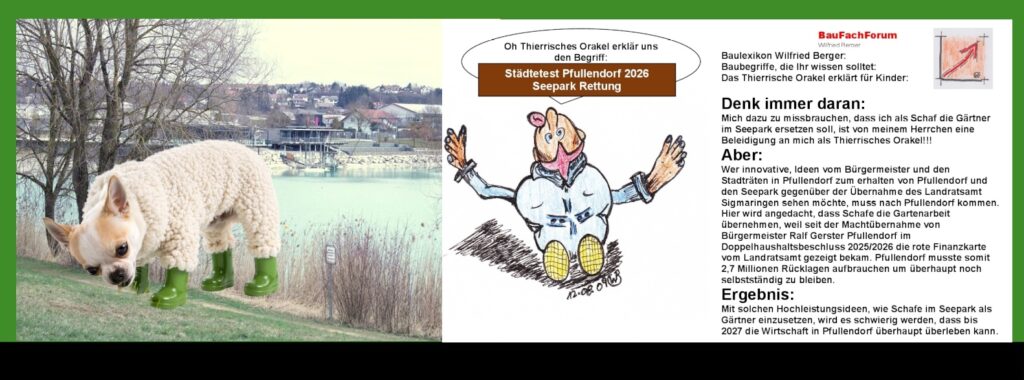 Städte Test, Seeparkrettung, BauFachForum, Baulexikon Wilfried Berger